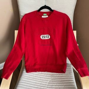 VINTAGE United Colors of Benetton Leoni Rugby 100% cotton sweatshirt-size medium